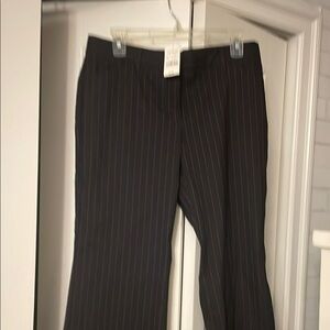 Black Pinstripe Pants